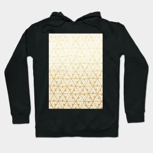 Tri Geo (Gold and White) Hoodie